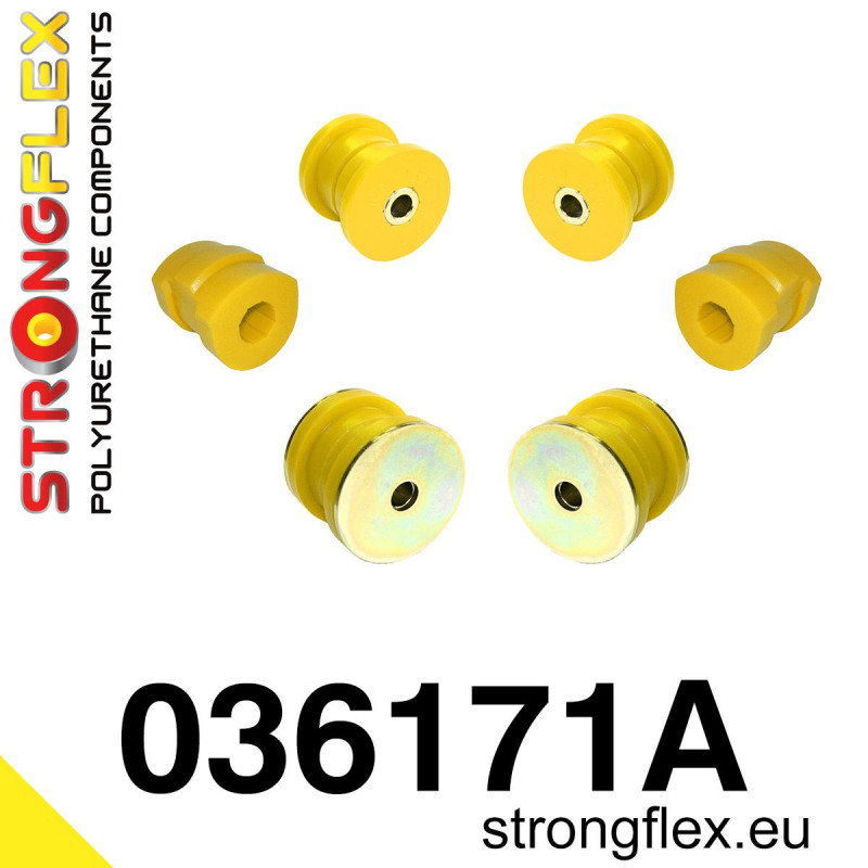 STRONGFLEX|036171A: Front suspension bush kit SPORT BMW Seria 5 III 88-96 E34 7 II 86-94