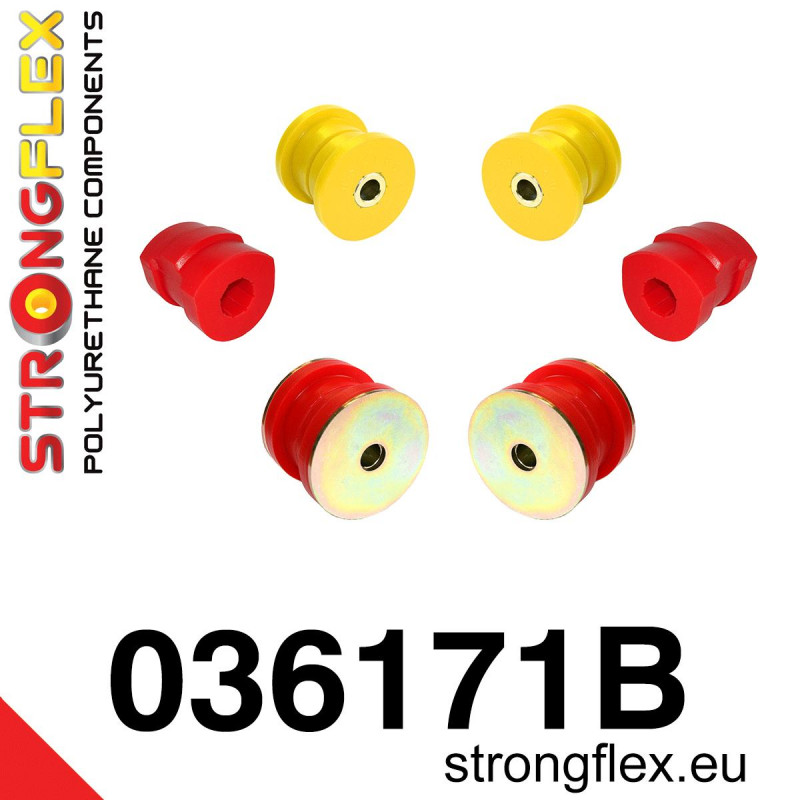 STRONGFLEX|036171B: Front suspension bush kit BMW Seria 5 III 88-96 E34 7 II 86-94