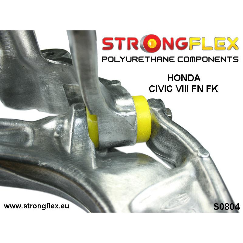 STRONGFLEX|081800A: Front lower arm front bush SPORT Honda Civic VIII 06-12 FK/FN FA FD FG Hatchback FK/FN 3D/5D FN2