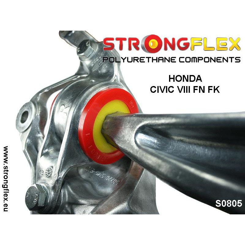 STRONGFLEX|081801A: Front lower arm rear bush SPORT Honda Civic VIII 06-12 FK/FN FA FD FG Hatchback FK/FN 3D/5D FN2