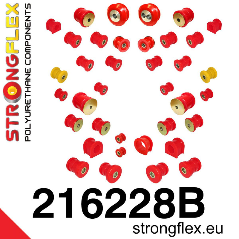 216228B: Full suspension bush kit - Polyurethane strongflex.eu