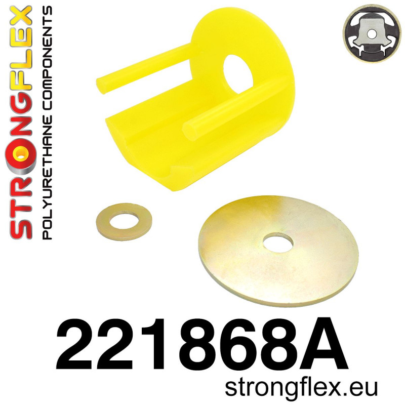 STRONGFLEX|221868A: Einsatz untere Motoraufhängung SPORT Audi A3/S3 RS3 II 03-13 8P 03-13 06-13 Quattro 11-13 Seat