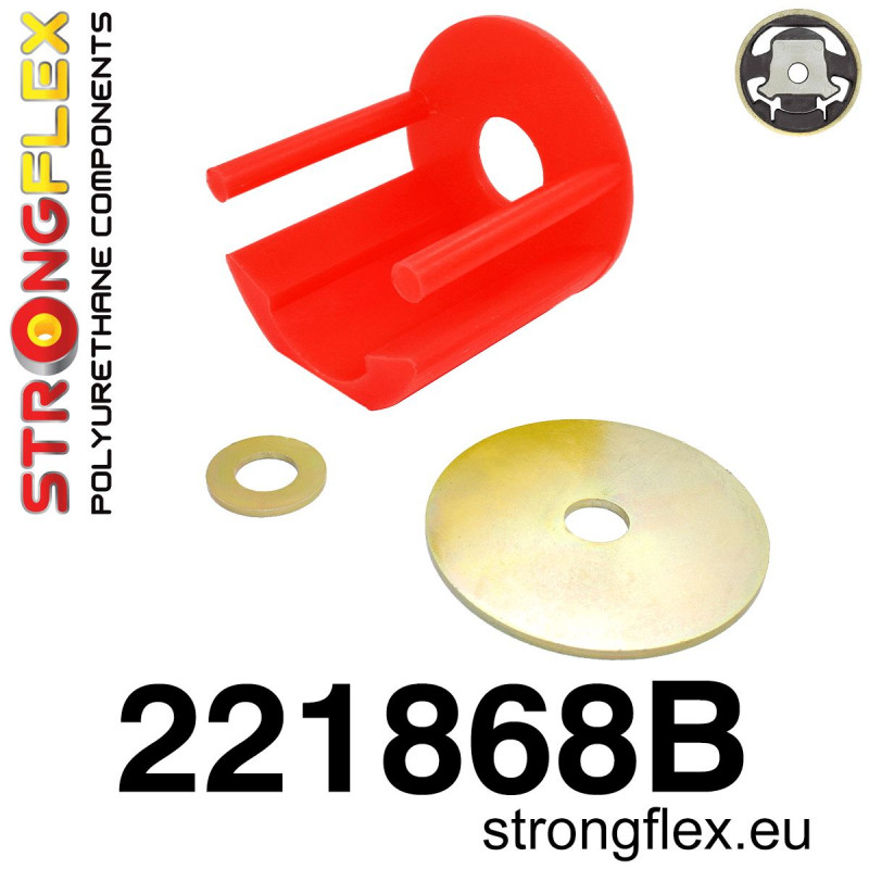 STRONGFLEX|221868B: Einsatz untere Motoraufhängung Audi A3/S3 RS3 II 03-13 8P 03-13 06-13 Quattro 11-13 Seat Leon