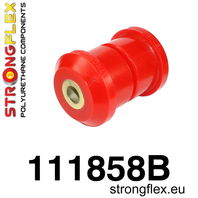 STRONGFLEX|111858B: Tuleja wahacza przedniego dolnego - przednia / tylna Mercedes Klasa C W202 93-01 E W210 95-03