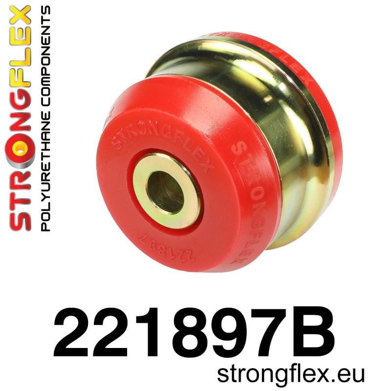 STRONGFLEX|221897B: Front lower arm - rear bush 65mm Audi A3/S3 RS3 III 13-21 8V FWD 15-21 Quattro Volkswagen Caddy