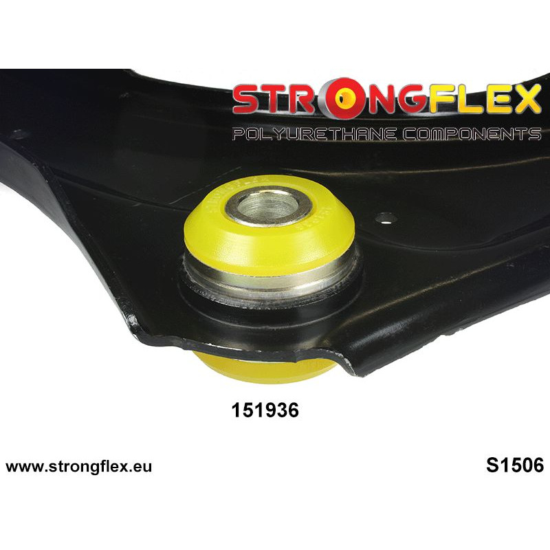 STRONGFLEX|151936A: Tuleja wahacza przedniego - przednia SPORT Renault Scenic III 09-16 Grand II 09-15 Fluence