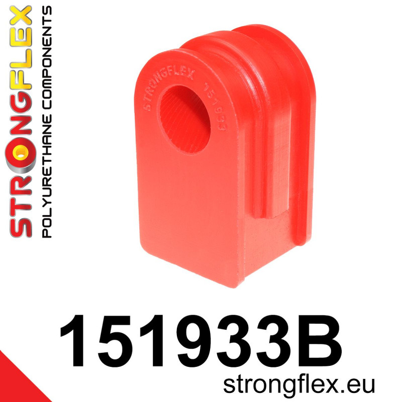 STRONGFLEX|151933B: Front anti roll bar bush Renault Clio III 05-12 RS Scenic II 03-09 Grand I Mégane 02-12 04-09