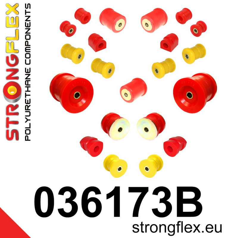 STRONGFLEX|036173B: Kompletny zestaw zawieszenia BMW Seria 5 III 88-96 E34 7 II 86-94