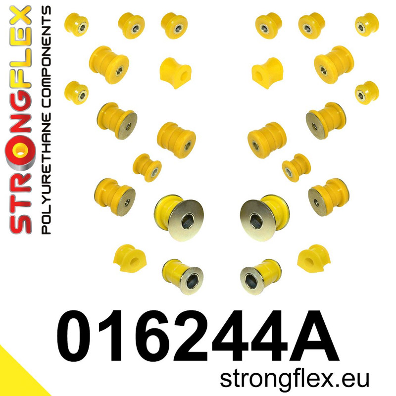 STRONGFLEX|016244A: Full suspension bush kit SPORT Alfa Romeo GTV 95-05 type 916 Spider