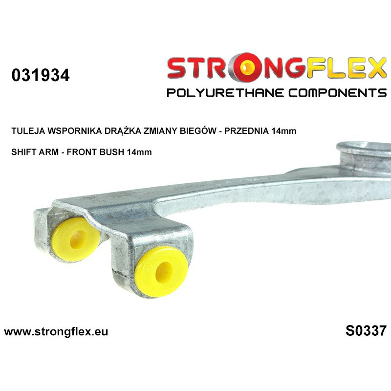 STRONGFLEX|031934A: Buchse Schalthebel Stabilisierung- vordere Buchse SPORT BMW Seria 1 I 04-13 E81/E82 E87 E88 3