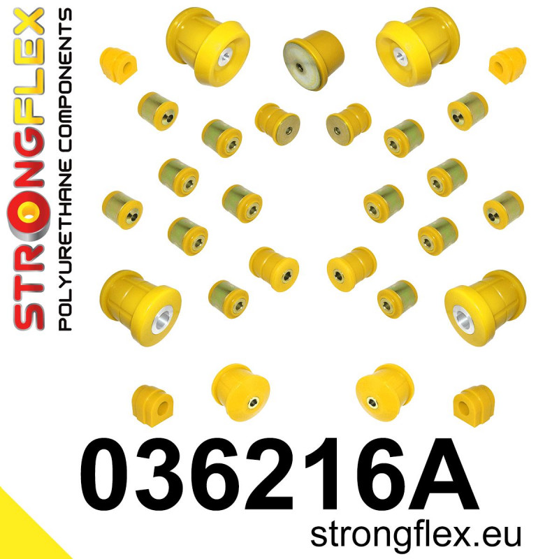 STRONGFLEX|036216A: Suspension bush kit SPORT BMW Seria 3 V 04-13 E90/E91 E92 E93 xi