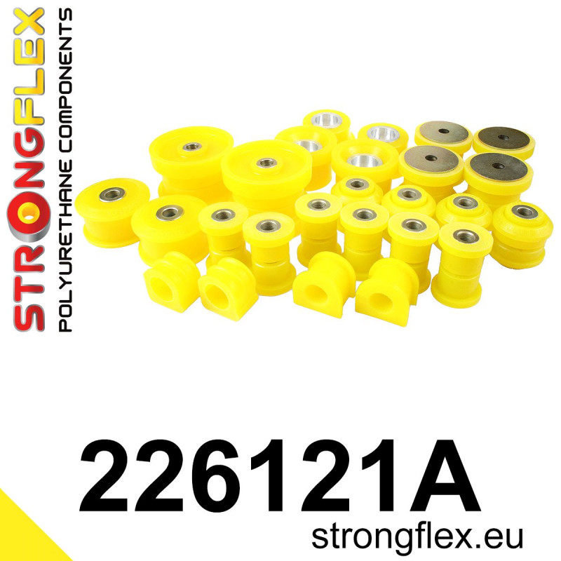 STRONGFLEX|226121A: Full suspension bush kit SPORT Audi A3/S3 RS3 I 96-03 8L 99-03 Quattro TT TTS TTRS 8N 99-06 Seat