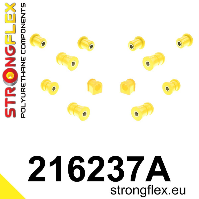 STRONGFLEX|216237A: Zestaw tulei przedniego zawieszenia SPORT Toyota Supra III 86-93 A70 Soarer II 86-91