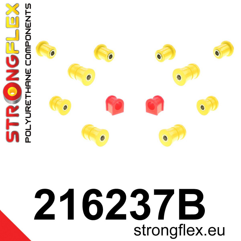 STRONGFLEX|216237B: Front suspension bush kit Toyota Supra III 86-93 A70 Soarer II 86-91