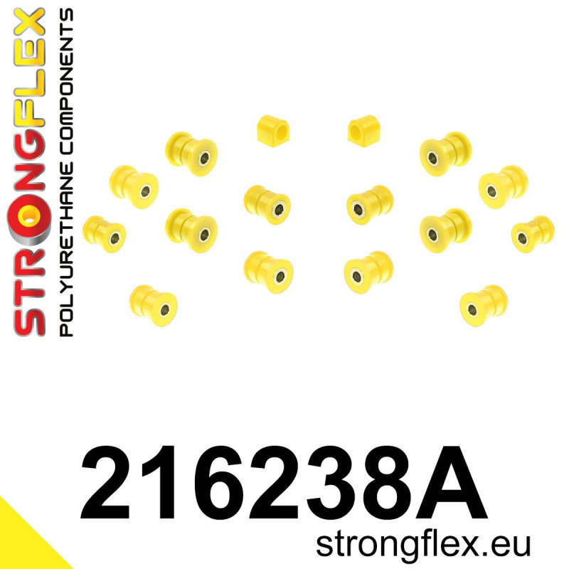 STRONGFLEX|216238A: Rear suspension bush kit SPORT Toyota Supra III 86-93 A70 Soarer II 86-91