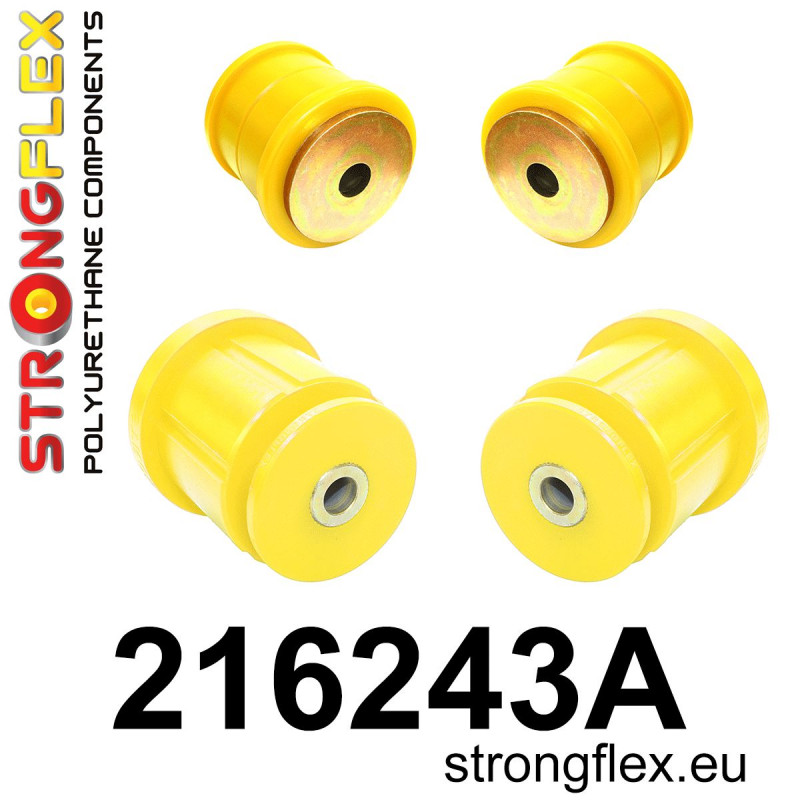 STRONGFLEX|216243A: Hinterachsbuchsensatz SPORT Toyota Chaser V 92-96 X90 VI 96-01 X100 Cresta IV Crown X 95-01