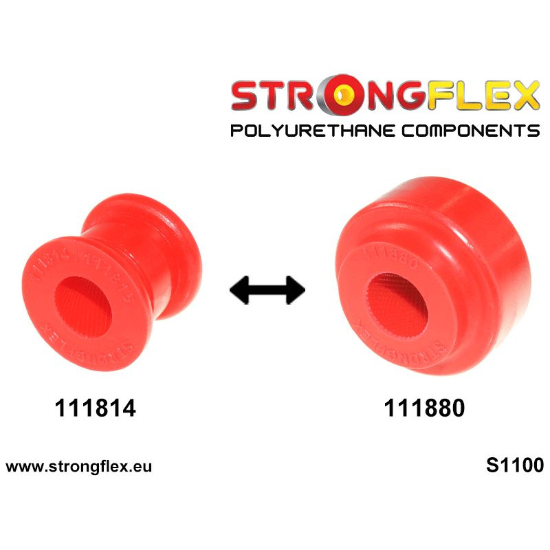 STRONGFLEX|116243A: Full suspension bush kit SPORT Mercedes Class E W210 95-03