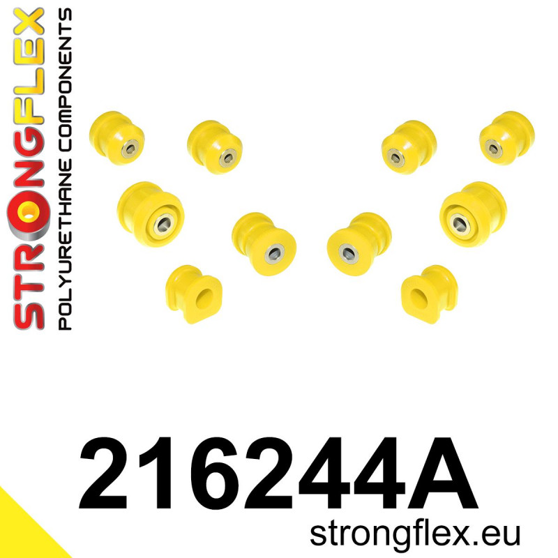 STRONGFLEX|216244A: Zestaw tulei przedniego zawieszenia SPORT Lexus GS/F II 97-05 S160 SC 01-10 Z40 Toyota Soarer