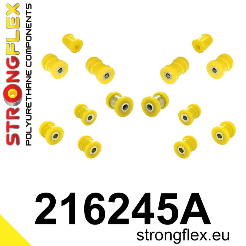 STRONGFLEX|216245A: Rear suspension bush kit SPORT Lexus GS/F II 97-05 S160 SC 01-10 Z40 Toyota Soarer IV 01-05