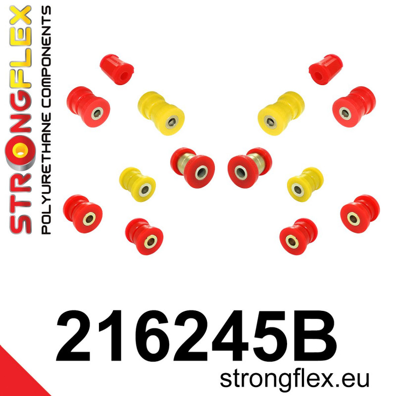 STRONGFLEX|216245B: Hinterradaufhängungsbuchsensatz Lexus GS/F II 97-05 S160 SC 01-10 Z40 Toyota Soarer IV 01-05