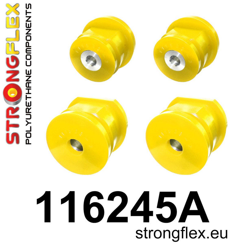 STRONGFLEX|116245A: Rear subframe bush kit SPORT Mercedes Class C W202 93-01 CLK-Class W208 97-03 SLK R170 96-04 SL