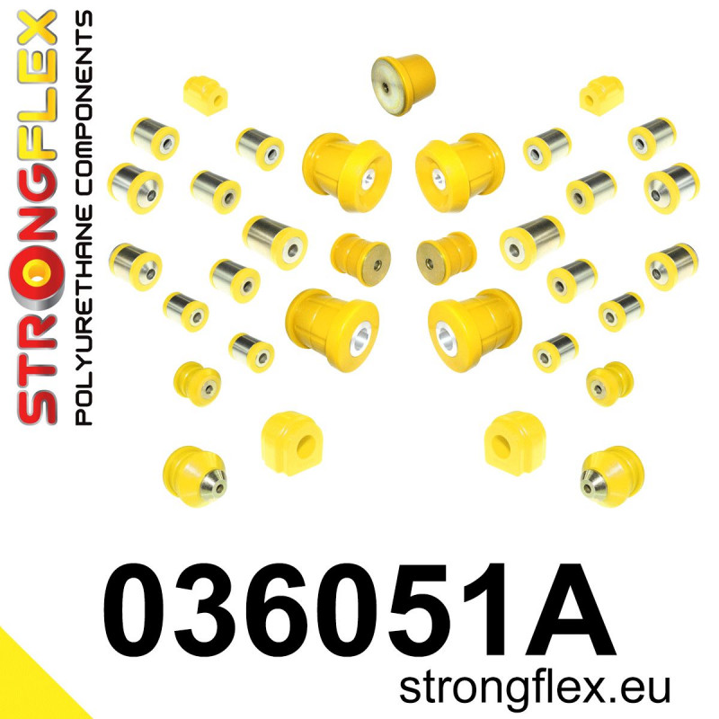 STRONGFLEX|036051A: Kompletny zestaw zawieszenia SPORT BMW Seria 1 II 11-19 F20/F21 RWD 3 VI 13-20 F30 F31 F34 F80