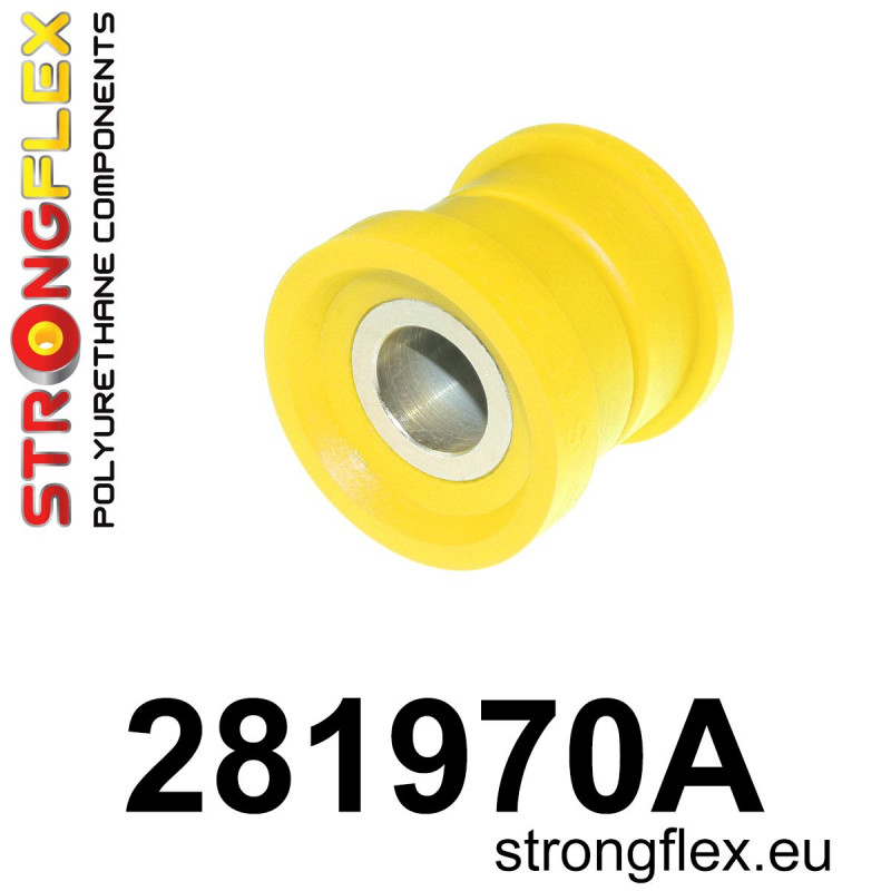 STRONGFLEX|281970A: Tuleja wahacza tylnego wleczonego przednia SPORT Nissan 370Z 09-20 Z34 Infiniti G IV G25/G35