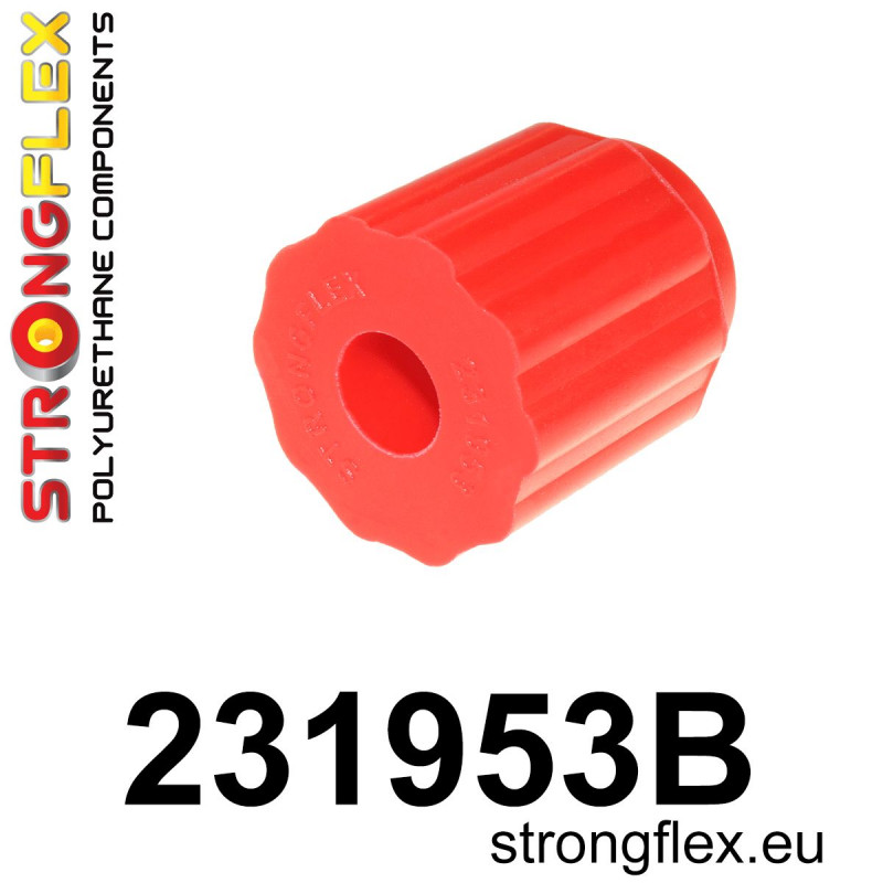 STRONGFLEX|231953B: Tuleja ramy tylnej osi – przednia Volvo Seria 700 740 84-92 900 940 90-98 760 81-92 sztywny