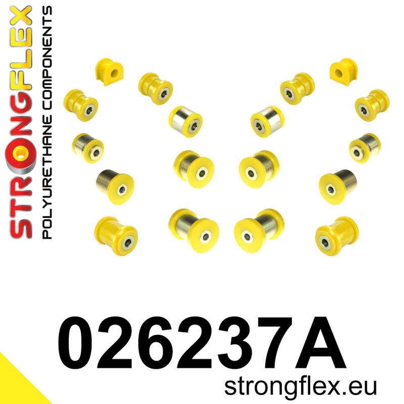 STRONGFLEX|026237A: Hinterradaufhängungssatz SPORT Audi A4/S4 RS4 II 01-05 B6 FWD Quattro III 05-08 B7 Seat Exeo