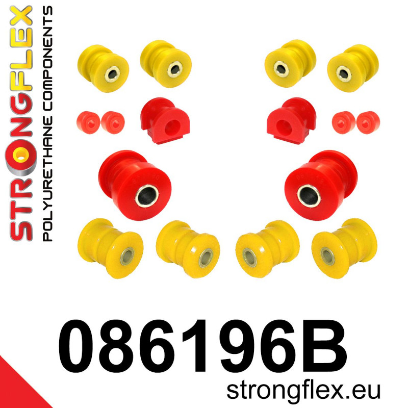 STRONGFLEX|086196B: Vorderradaufhängungssatz Acura Integra III 93-01 DB6/7/8/9/DC1/2/4 DC1/4 Type R 95-00 DC2