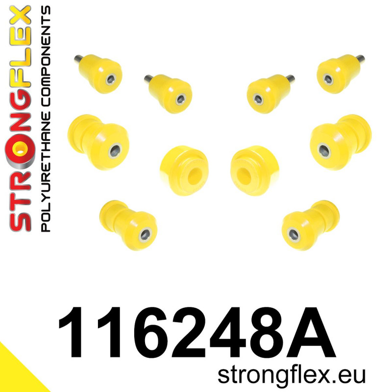 STRONGFLEX|116248A: Vorderradaufhängungssatz SPORT Mercedes Klasse S W140 91-98 CL C140