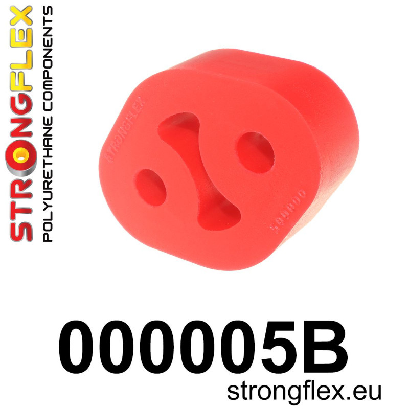 STRONGFLEX|000005B: Universal Auspuffhalter 41mm Stoßdämpfer Anschlagpuffer