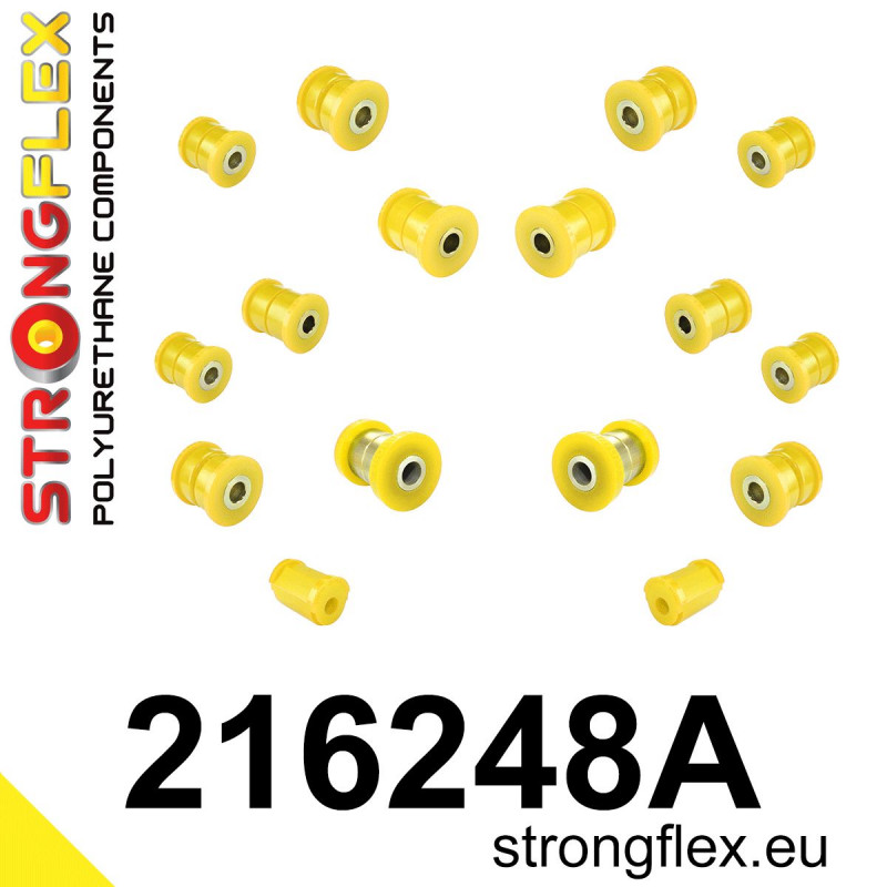 STRONGFLEX|216248A: Zestaw tulei tylnego zawieszenia SPORT Lexus GS/F III 05-11 S190 IS II 05-13 XE20