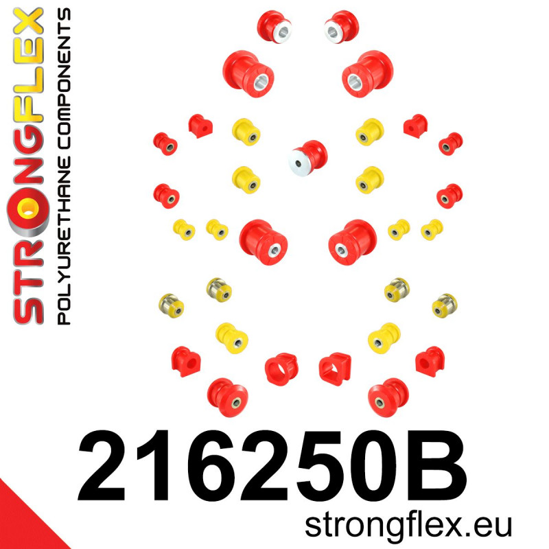 STRONGFLEX|216250B: Kompletny zestaw zawieszenia Lexus LS II 94-00 XF20 Toyota Century G50 97-17