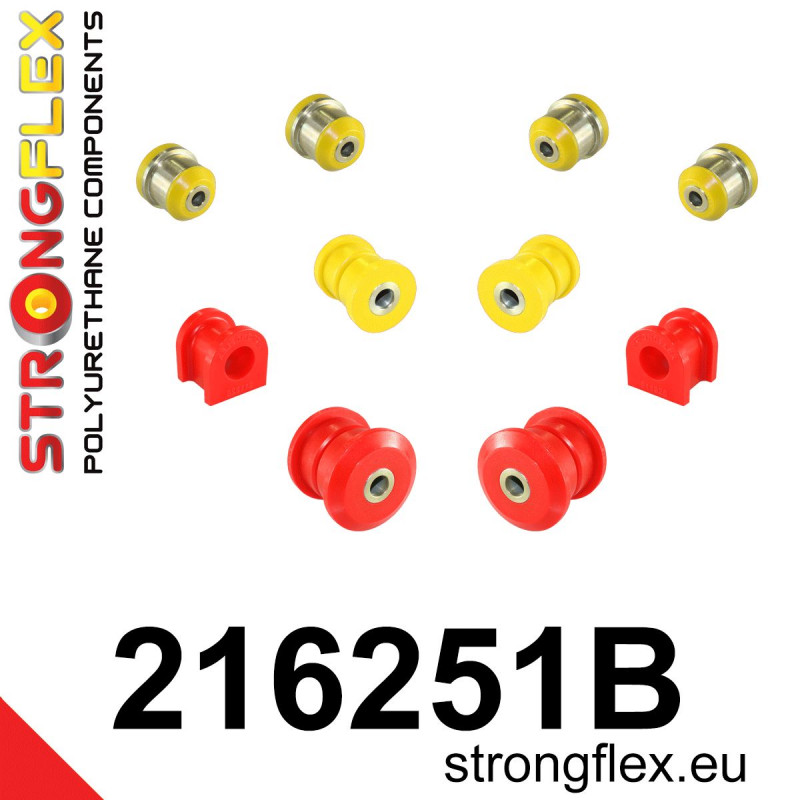 STRONGFLEX|216251B: Front suspension bush kit Lexus LS II 94-00 XF20 Toyota Century G50 97-17