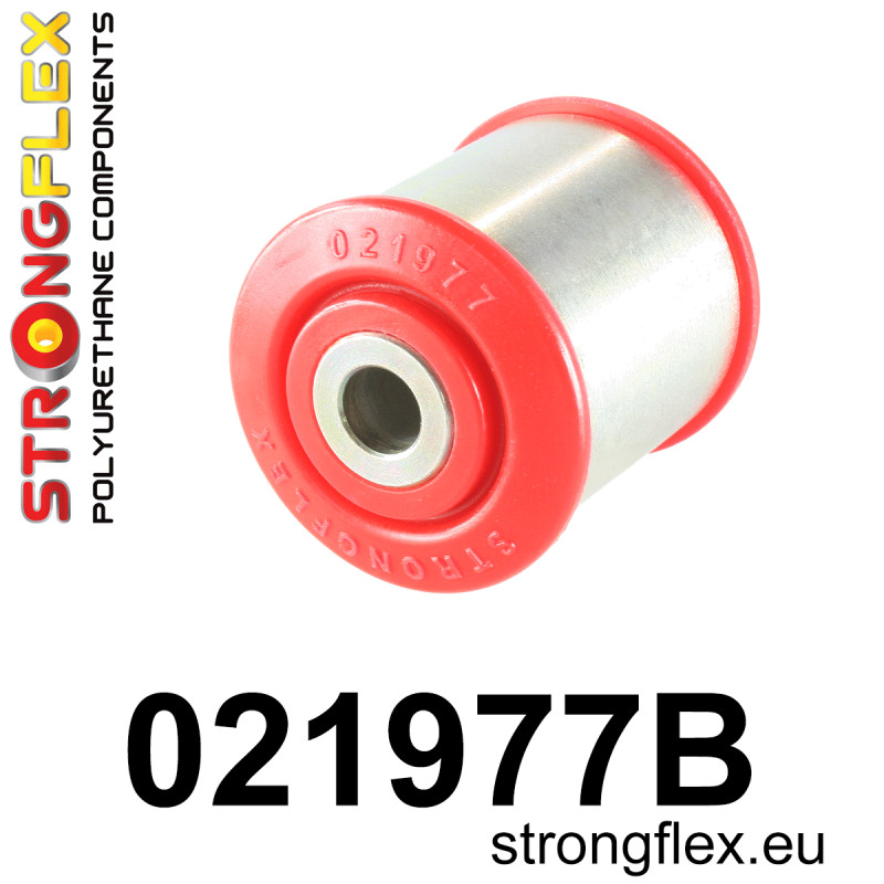 STRONGFLEX|021977B: Tuleja wahacza tylnego dolnego – przednia Porsche Macan 13- Audi A4/S4 RS4 IV 07-15 B8 FWD