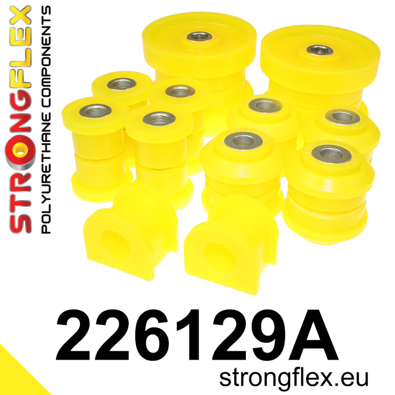 STRONGFLEX|226129A: Hinterradaufhängungssatz SPORT Audi A3/S3 RS3 I 96-03 8L 99-03 Quattro TT TTS TTRS 8N 99-06