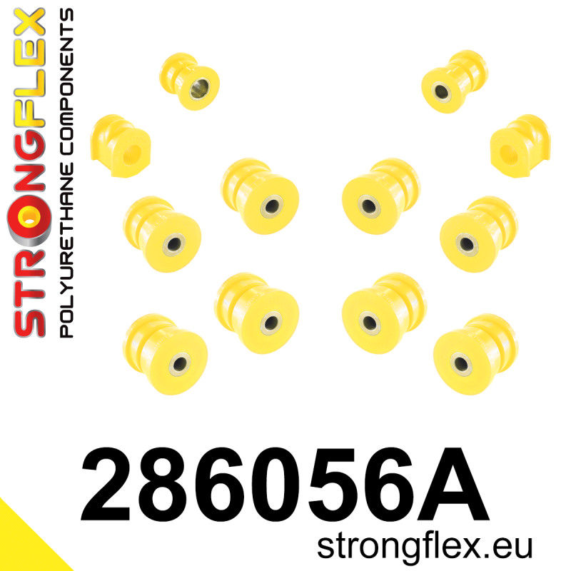 STRONGFLEX|286056A: Rear suspension bush kit SPORT Nissan Micra II 92-02