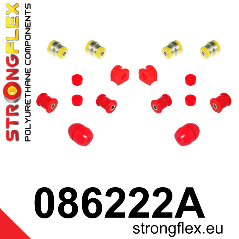 086222B: Polyurethan Buchsensatz Vorderachse Honda Prelude V 96-01