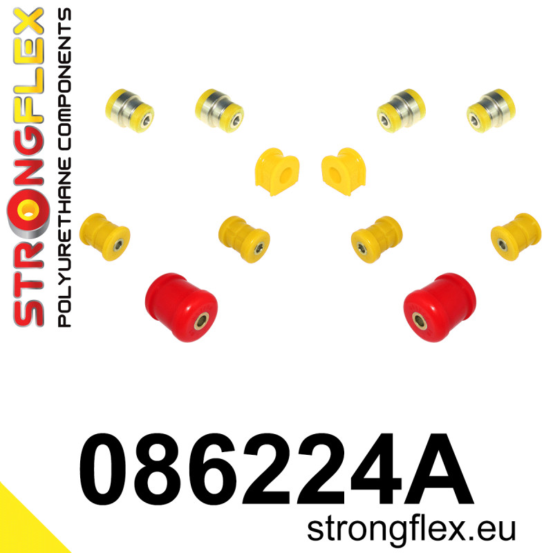 STRONGFLEX|086224A: Front suspension bush kit SPORT Honda Prelude V 96-01 BB