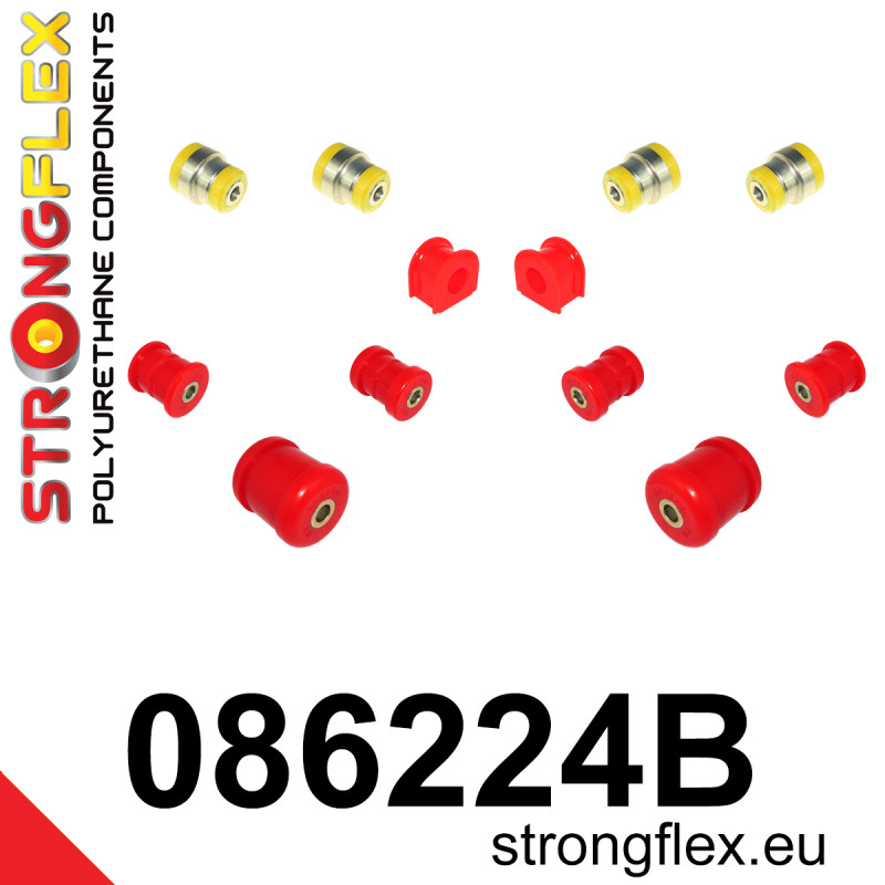 STRONGFLEX|086224B: Zestaw zawieszenia przedniego Honda Prelude V 96-01 BB