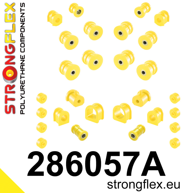 STRONGFLEX|286057A: Kompletny zestaw zawieszenia SPORT Nissan Micra II 92-02