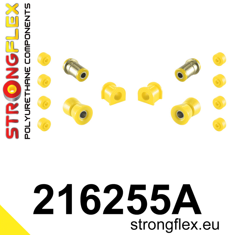 STRONGFLEX|216255A: Zestaw zawieszenia przedniego SPORT Toyota Corolla V 83-90 E80 RWD 83-87