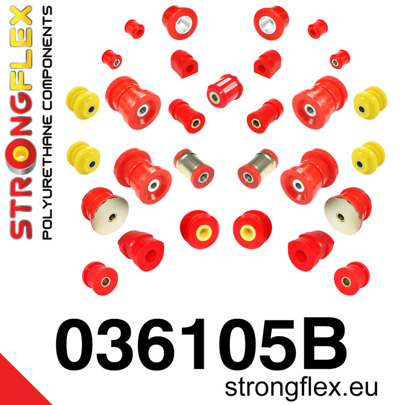 STRONGFLEX|036105B: Kompletny zestaw zawieszenia BMW Seria 3 III 90-99 E36 92-99