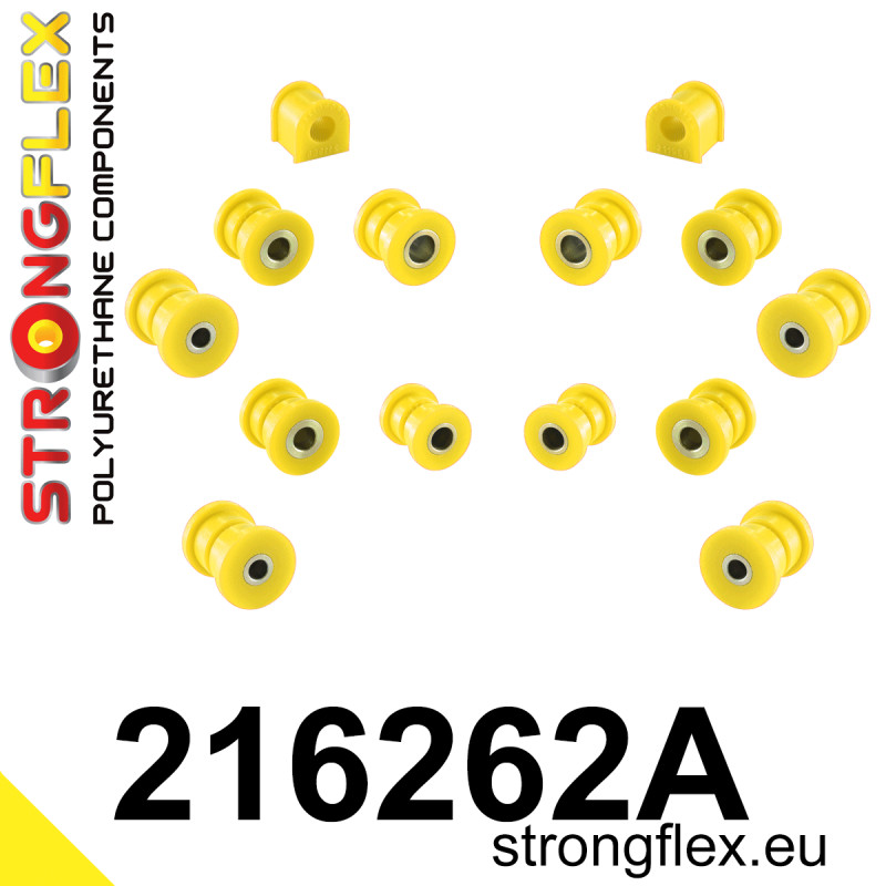 STRONGFLEX|216262A: Rear suspension bush kit SPORT Toyota Celica V 89-93