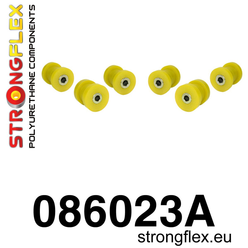 STRONGFLEX|086023A: Polyurethan Buchsensatz Hinterachse SPORT Honda Civic V 91-95 EG/EH EJ IV 88-91 EC ED EE EF EX