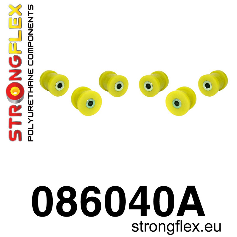 STRONGFLEX|086040A: Polyurethan Buchsensatz Hinterachse SPORT Honda Civic VI 95-00 EJ/EK EM MA MB MC UK MG ZS 5