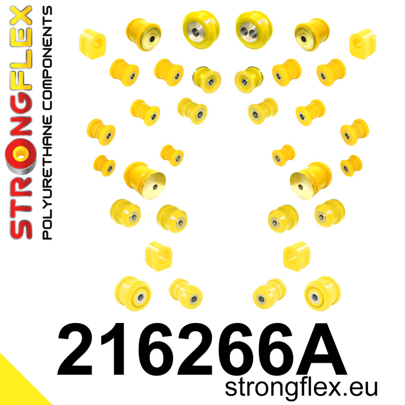 STRONGFLEX|216266A: Full suspension bush kit SPORT Toyota Aristo I 91-97 S140 Lexus