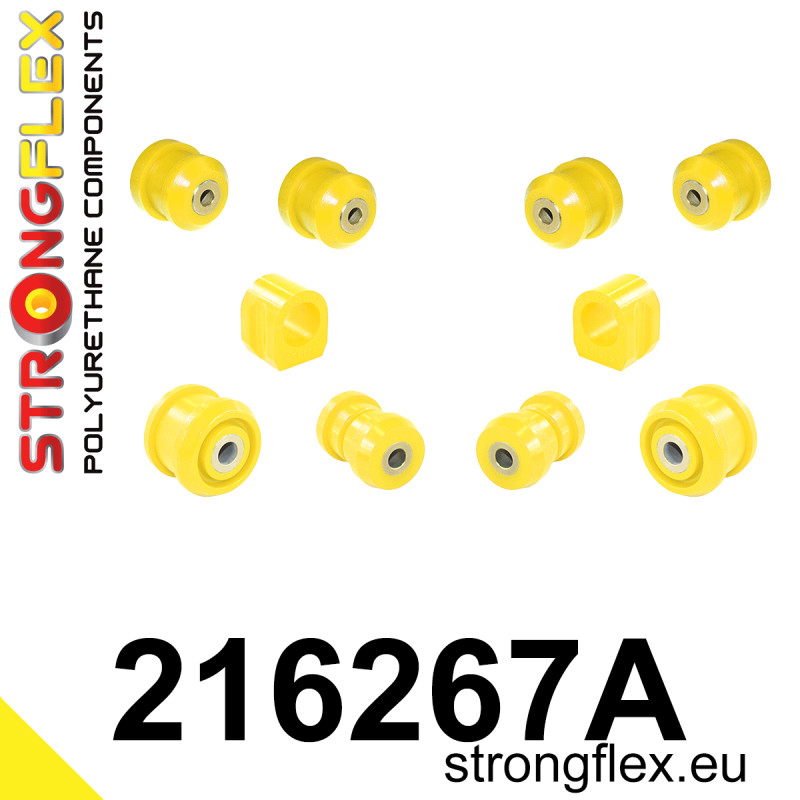 STRONGFLEX|216267A: Front suspension bush kit SPORT Toyota Aristo I 91-97 S140 Lexus