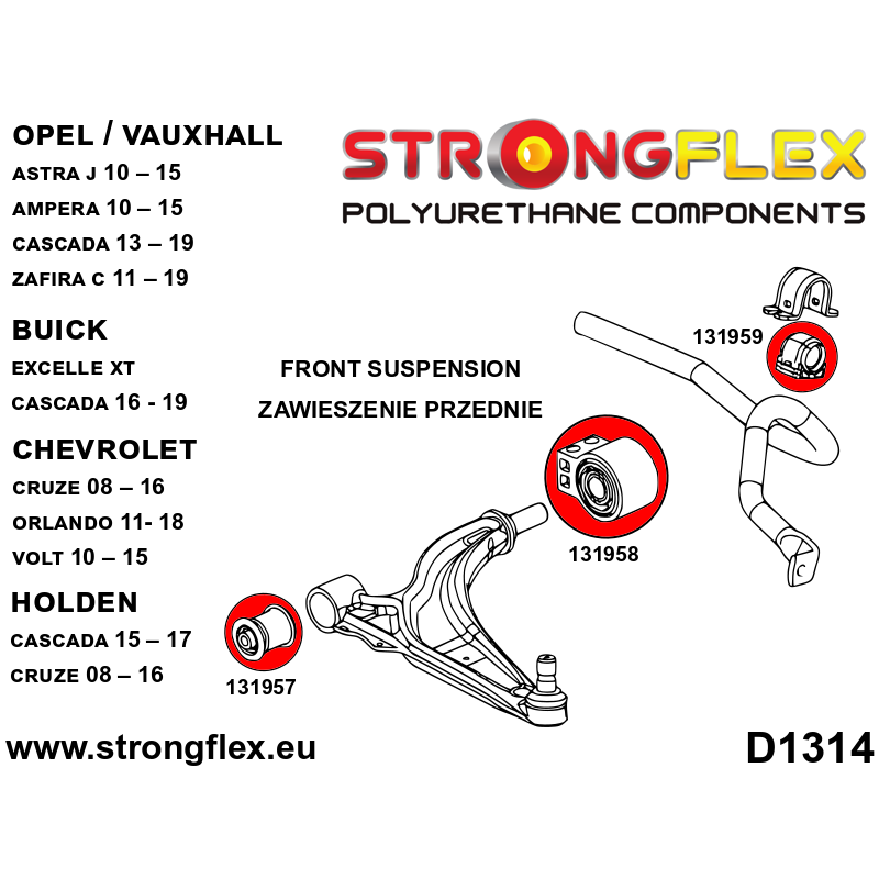 131959A: Vordere Stabibuchse SPORT